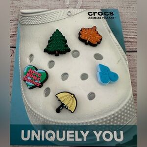 New Crocs Jibbitz Set of 5 Nature is Neat